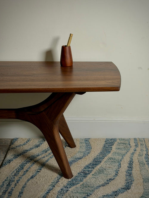Walnut coffee table